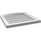 Ekena Millwork Arch Top Surface Mount PVC Gable Vent: Functional, w/ 2"W x 1-1/2"P Brickmould Frame, 20"W x 20"H GVPAR20X2002SF - alternate 4